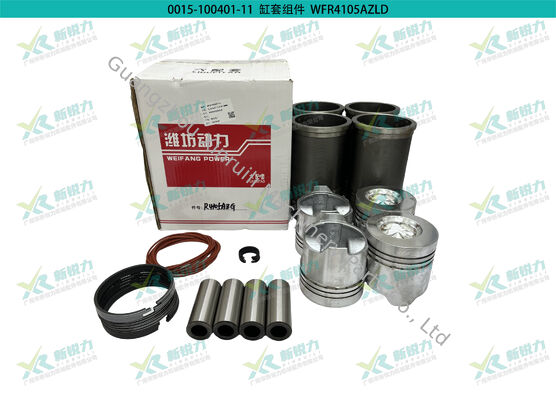 Cylinder Liner Kit For Weifang R4105AZG R4105AZT R4105AZLD Generator / Stationary Power / Loader / Tractor Engine
