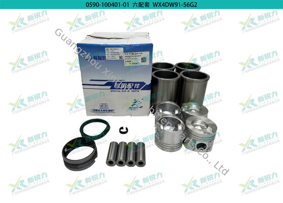 Cylinder Liner Kit WB4L0000-PJ6P For FAW Xichai 4DW91-56G 4DW91-50GG33 Engine