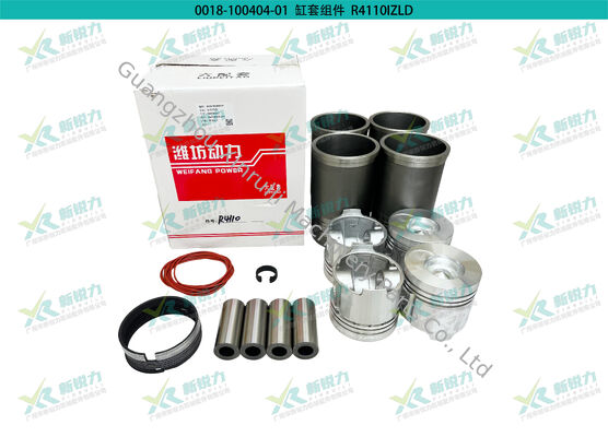 Cylinder Liner Kit For Weifang R4110 R4110IZLD Generator / Stationary Power / Loader / Tractor Engine