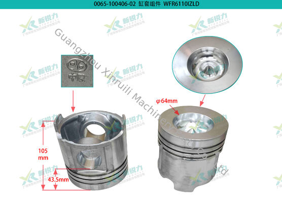 Cylinder Liner Kit for Weifang Series R6110IZL / R6110IZLP / R6110IZLD Diesel Engine