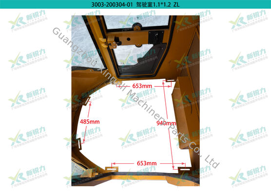 Wholesale Shandong Loader Cab, ZL18/ZL20/ZL26 Cab, loader parts for Mingyu/Lugong/Laigong/Shanyu